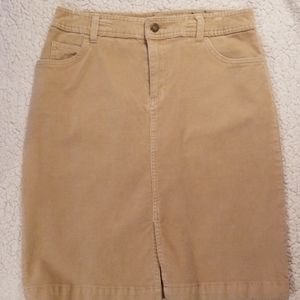 Corduroy Skirt